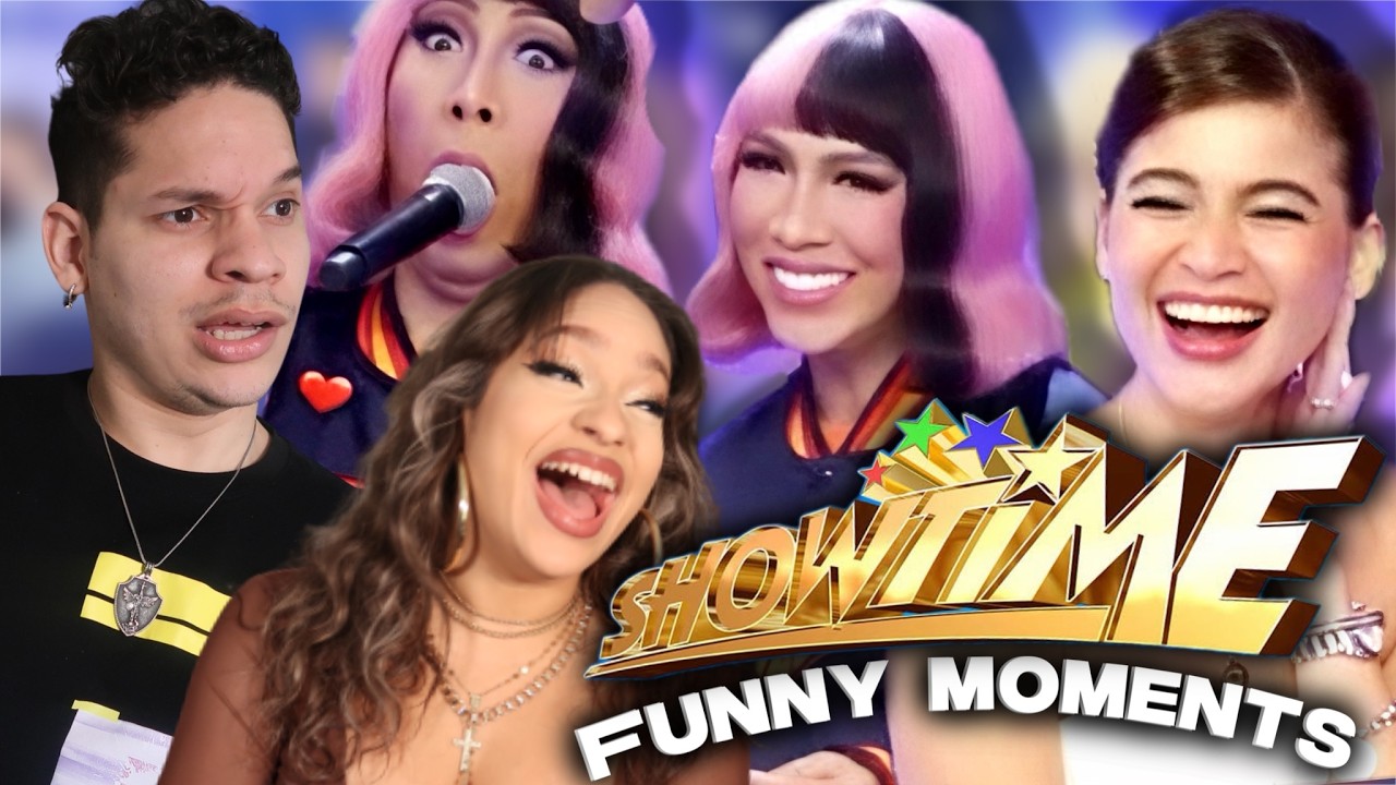 The Most UNHINGED show in the WORLD! Latinos react to It's Showtime Core 😭😂