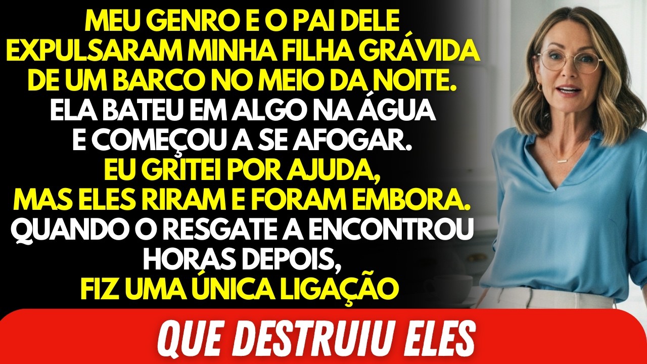 Minha Filha Gravida Foi Empurrada do Barco Pelo Meu Genro e o Pai dele. Não Deixei Assim, Fiz Uma L…