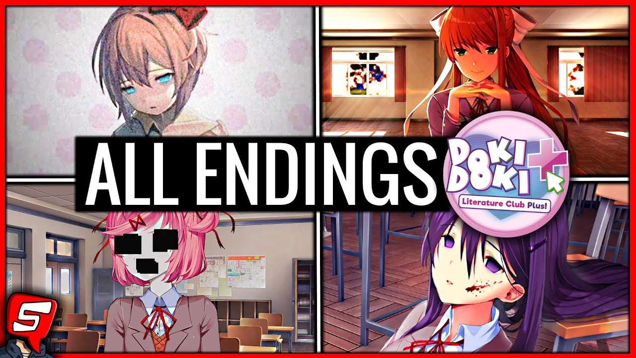 DDLC Plus ALL ENDINGS! Good, Bad! Doki Doki Literature Club Plus All Endings (DDLC Plus Good Ending)