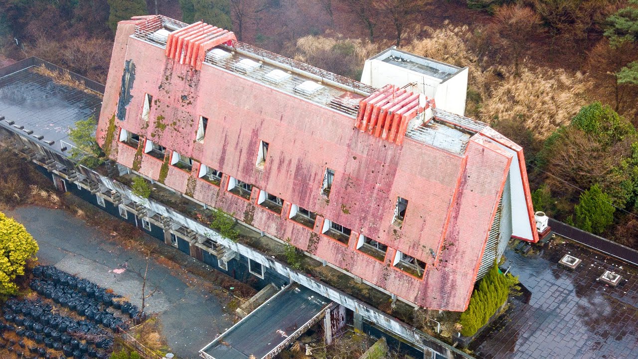 【Drone Japan】4K 阿蘇観光ホテル 廃墟 ドローン空撮, 熊本県 -Aso Kankou Hotel Remains Aerial, Kumamoto.