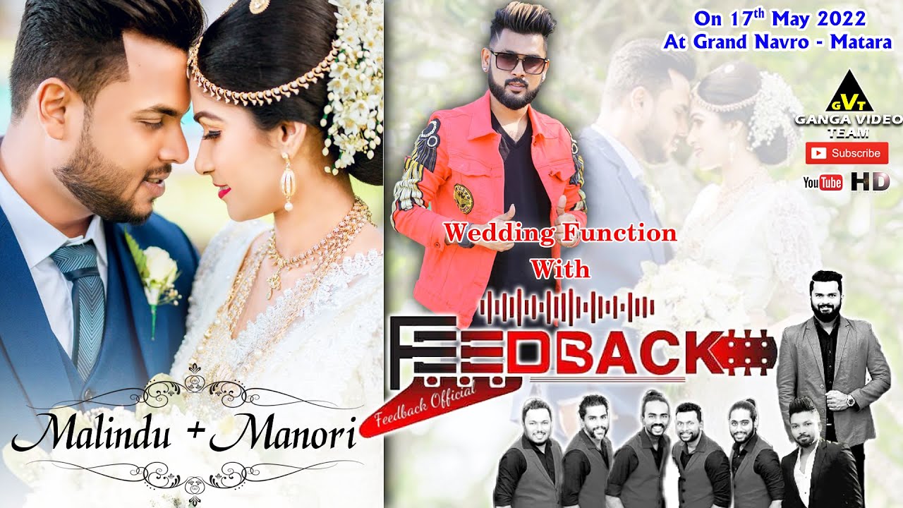 Wedding Function | Malindu + Manori with Feedback Matara 2022