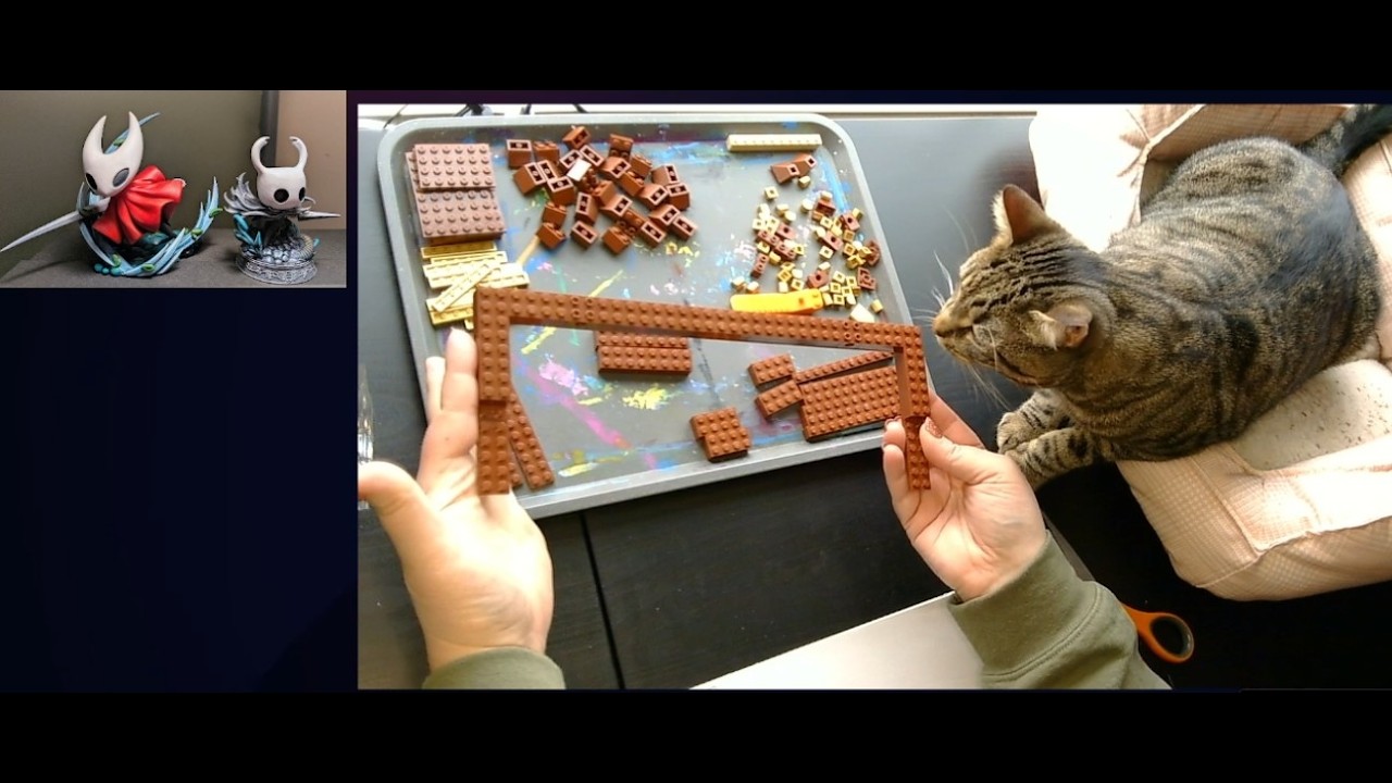 Building Lego Mona Lisa