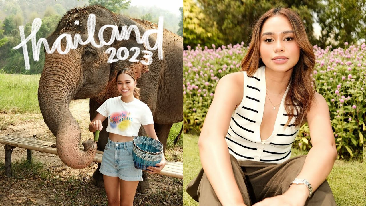 Traveling to Thailand! 🐘 Shopping, Feeding Elephants, etc. | Bella Racelis