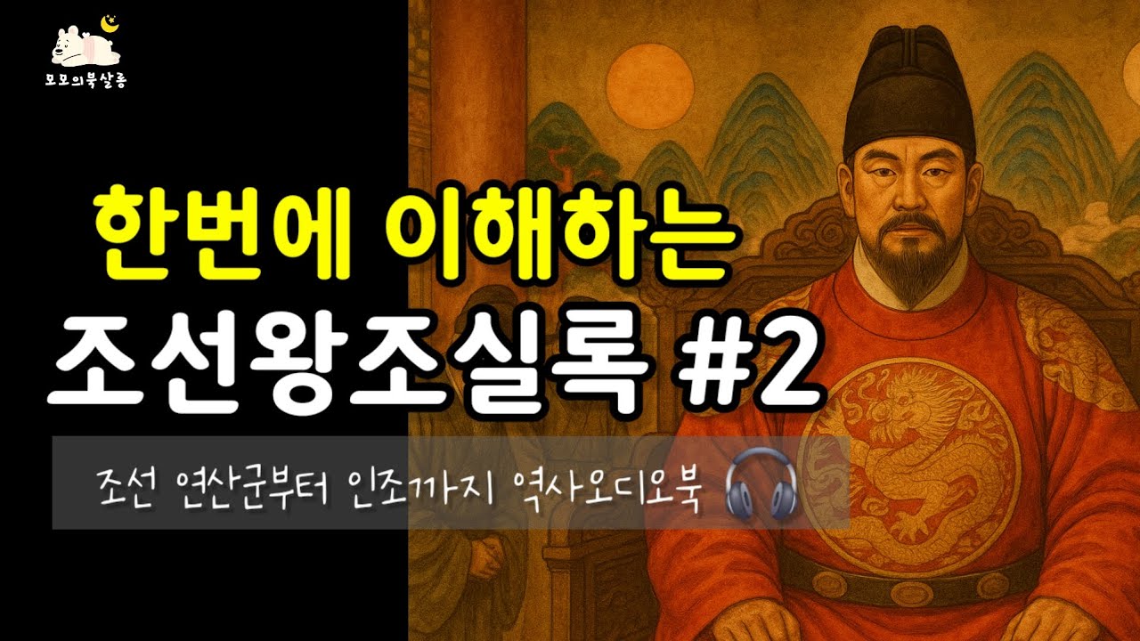 잠잘 때 듣는 명상『조선왕조실록』2부🌙 | 베스트셀러 오디오북 | 수면 유도 | 책읽어주는여자 📖 | 한국사 역사