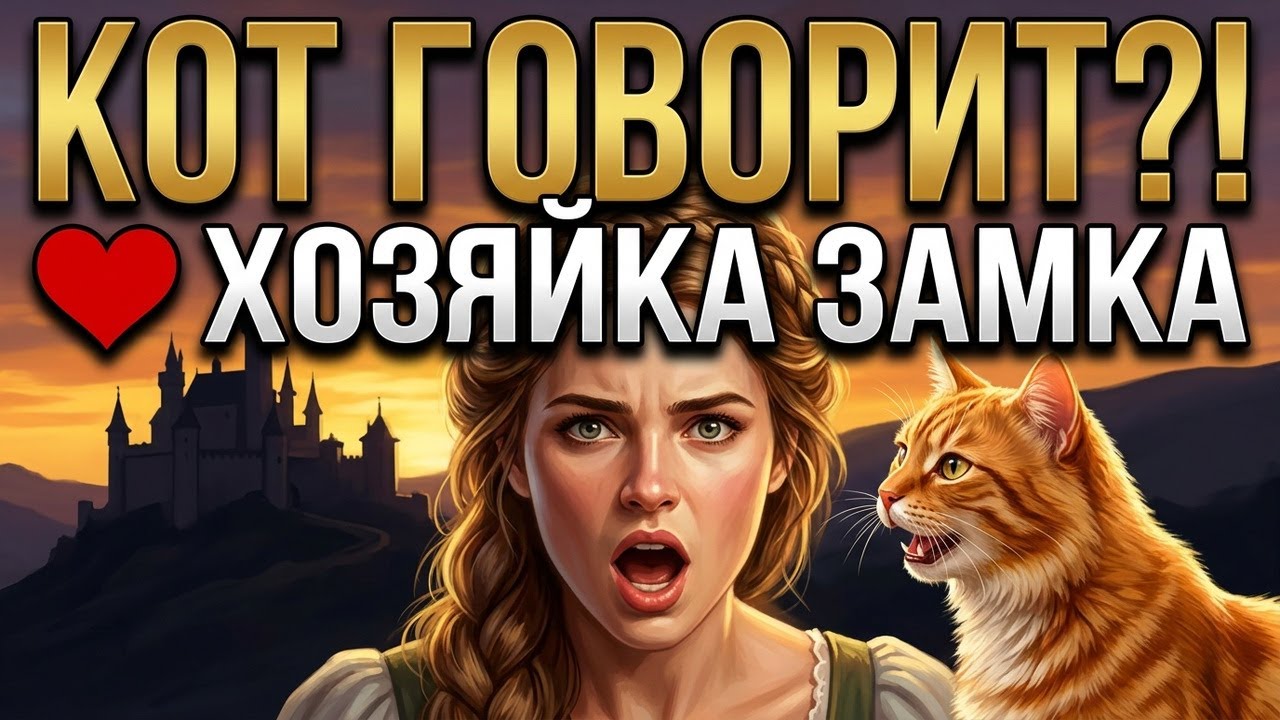 ❤️ ХОЗЯЙКА ЗАМКА и говорящий КОТ  ❤️ ✿ ЛЮБОВНОЕ ФЭНТЕЗИ  ✿ бытовое фэнтези про попаданку
