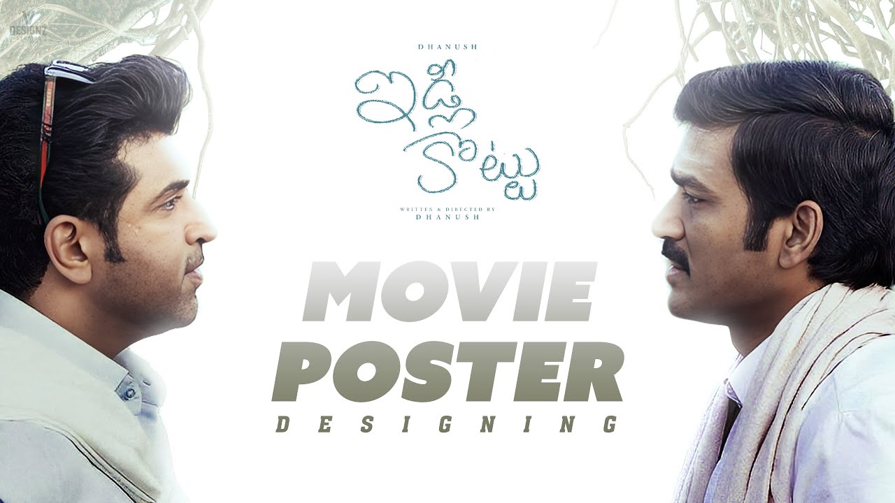 How to Design a South Indian Movie Poster | Dhanush “Idli Kadai” Poster Design Tutorial in Photoshop