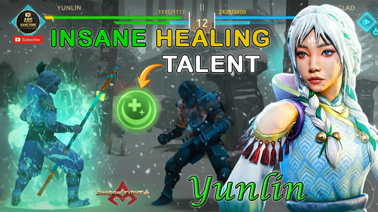 Insane Healing Talent of Yunlin in Story Mode 1 | Shadow Fight 4 Arena | video 58