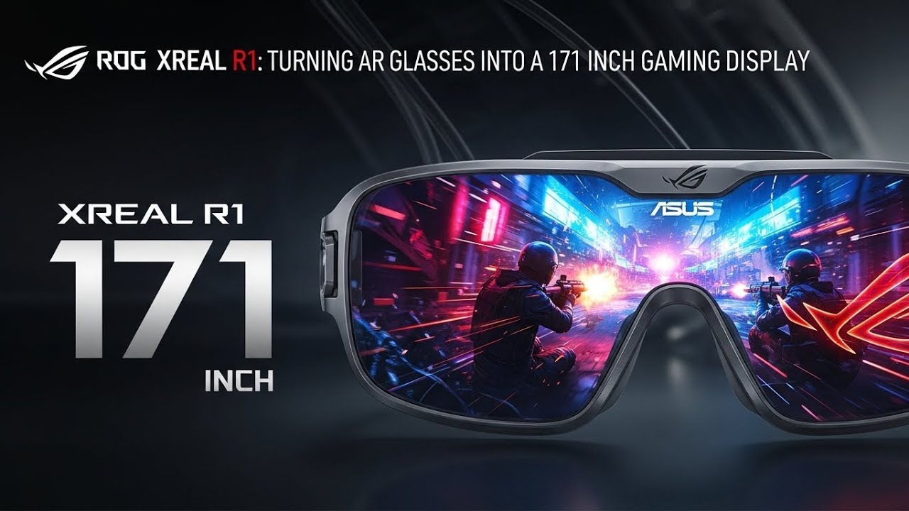 ASUS ROG XREAL R1: Превращение очков дополненной реальности в 171-дюймовый игровой дисплей.