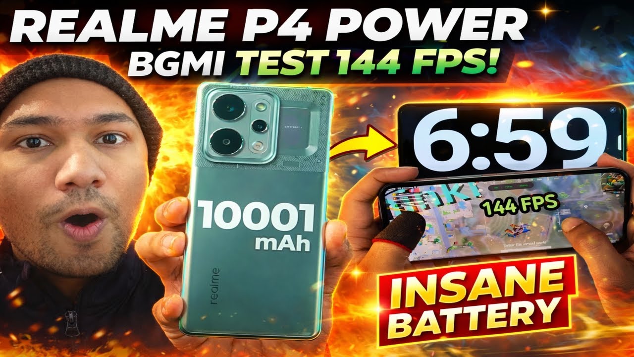Realme P4 Power Bgmi Test/Review | Bgmi 4.2 update | Realme P4 Power Bgmi graphics 