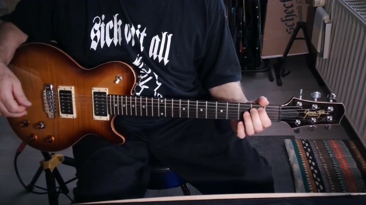 The Exploited - Sea Of Blood (GC) No solo. The case is not play the song ,but hold the  speed