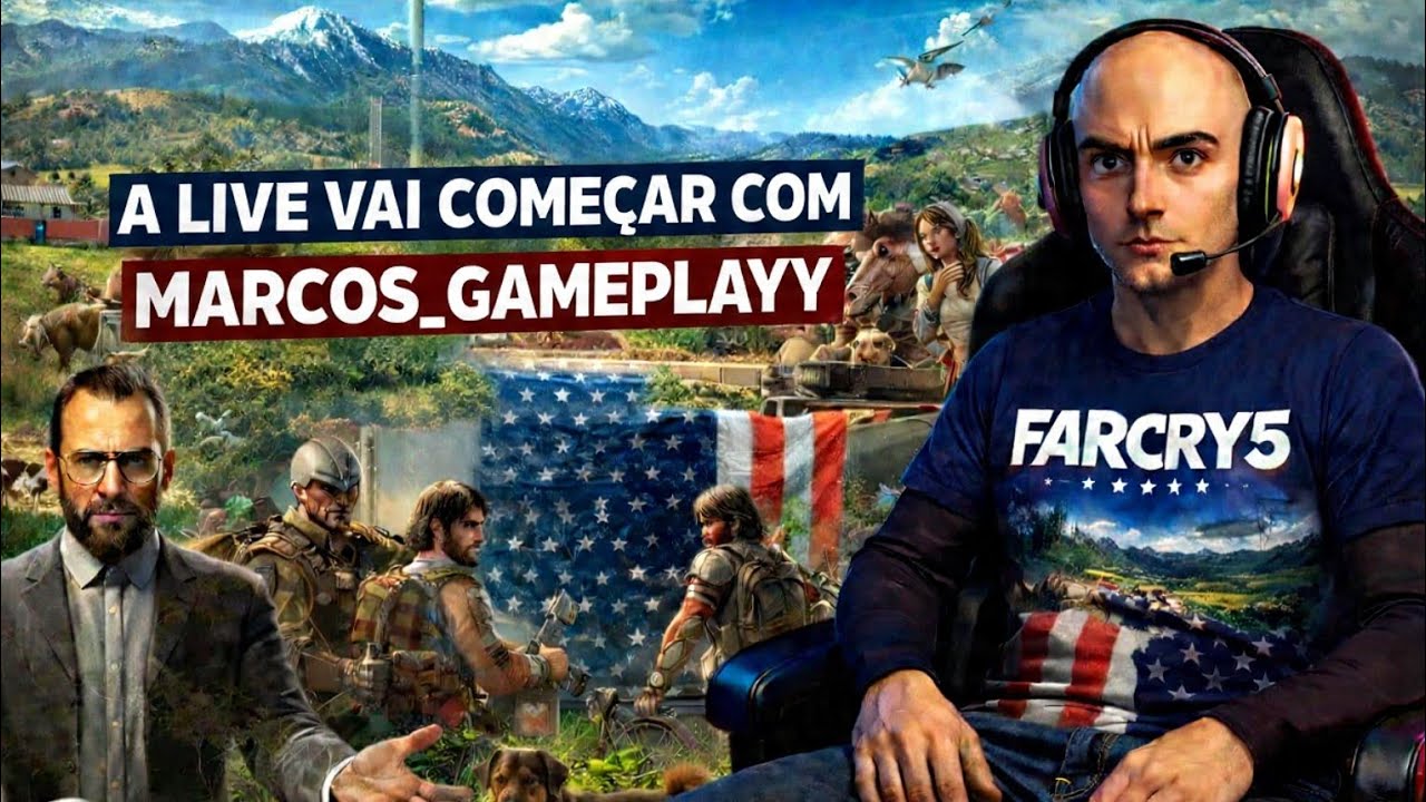 LIVE 🔴🔴#BORA LÁ #FARCRY 5 GAMEPLAY [PS5]