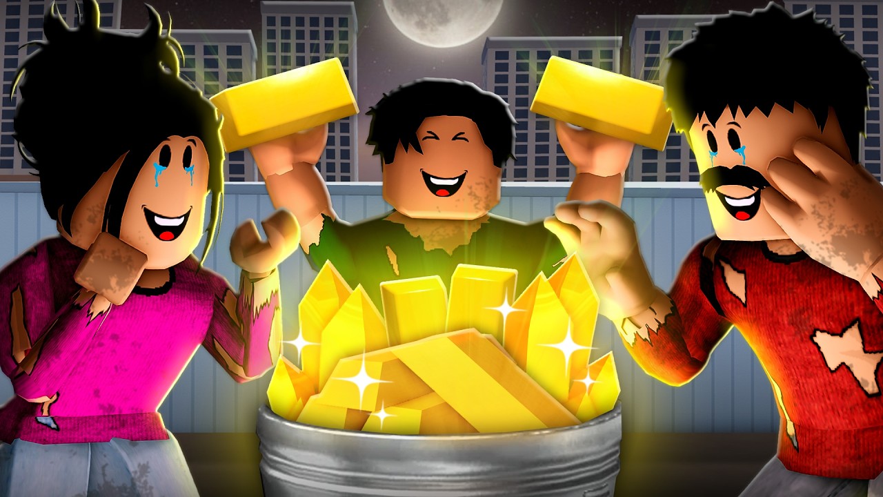 His Family Became RICH! (A Roblox Movie)