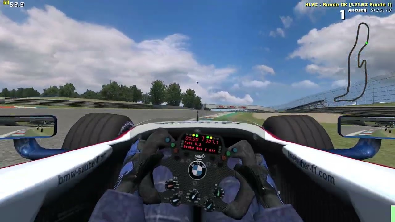 Live For Speed S2 (0.5U) Hotlap - biggie - Aston National (AS3) - BF1 - 1:21.63