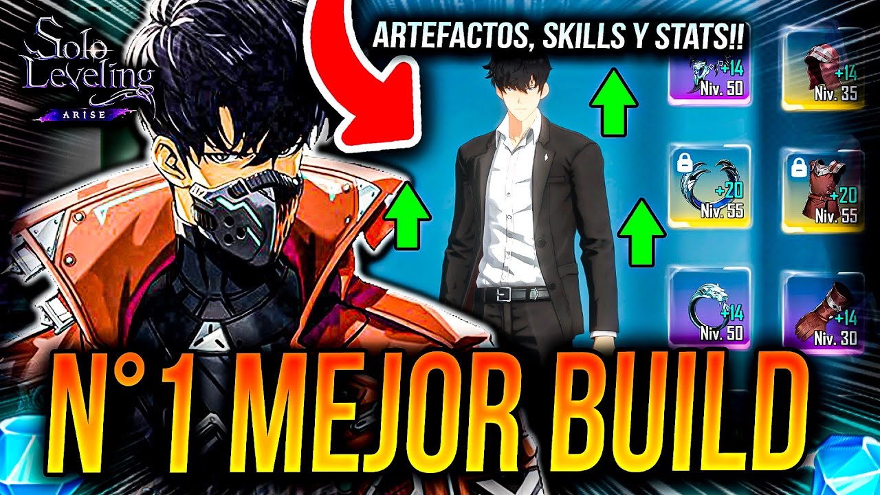 CÓMO ARMAR SUNG JINWOO ROTÍSIMO!!! 📈 GUÍA COMPLETA ARTEFACTOS, SKILLS y MÁS! 🙂| Solo Leveling: Arise