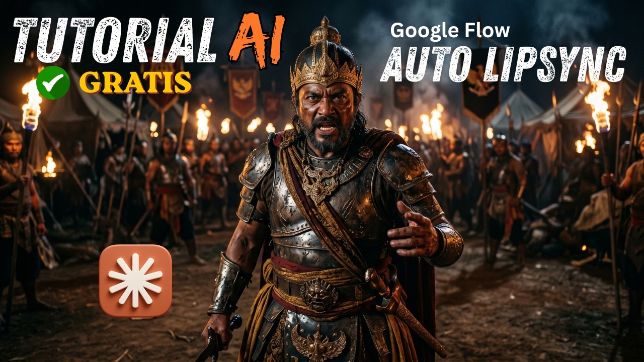 Cara Bikin Video Sejarah Sinematik Pakai AI &mdash; Claude, Google Flow & Voice Over Otomatis!