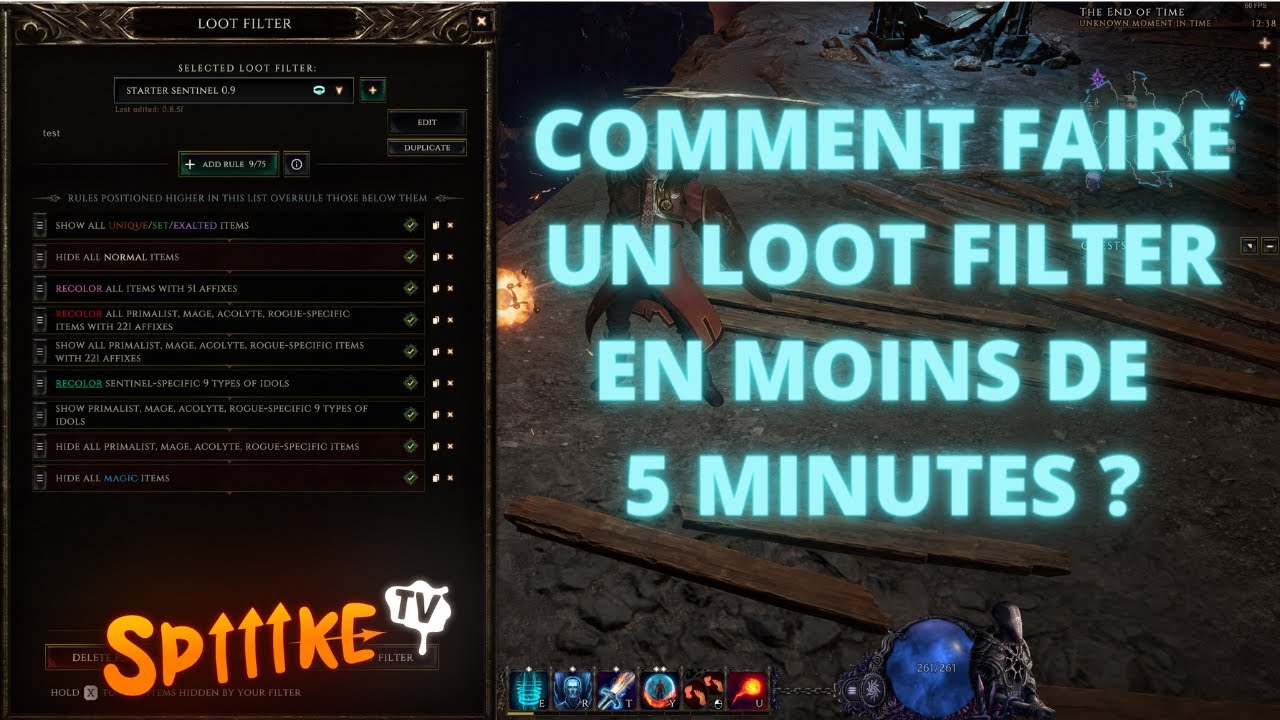 LAST EPOCH FR 0.9 - Guide pour débutant - Faites votre loot filter en moins de 5 minutes !!