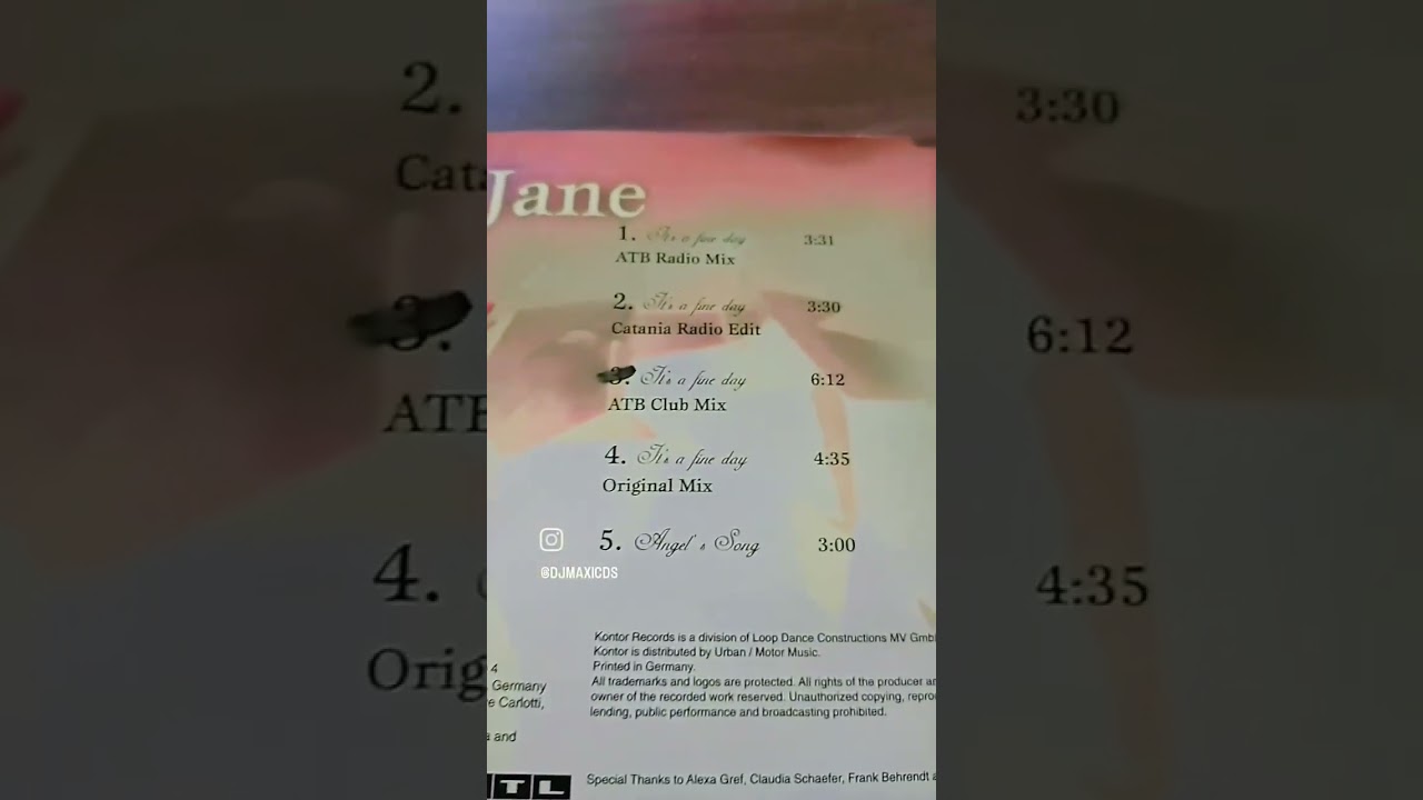 Miss Jane &ndash; It's A Fine Day #missjane #itsafineday #electronicmusic #dancemusic #dance #music