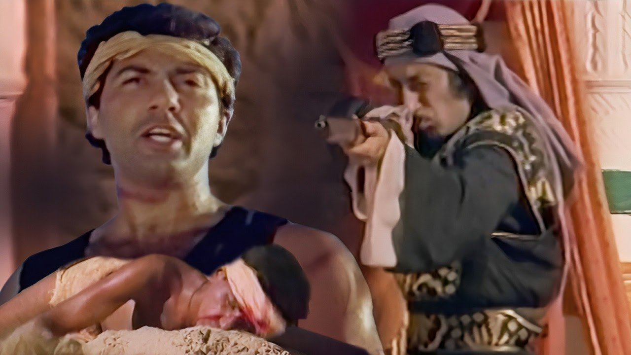 शक्ति कपूर ने चलाई सनी देओल के दोस्त पर गोली - Dharmendra, Sunny D. Sridevi - Sultanat Movie