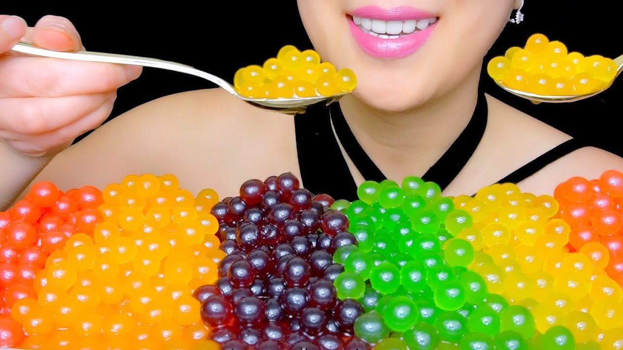 BURSTING POPPING BOBA ASMR (FROG EGGS) | SOFT POPPING SOUNDS | TracyN ASMR