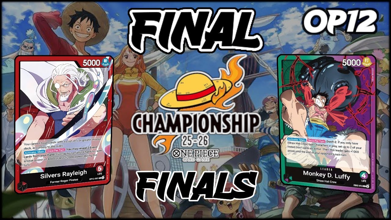 RAYLEIGH VS GP LUFFY, FINAL de las FINALS de Japón en OP12 casteo en ESPAÑOL | ONE PIECE CARD GAME