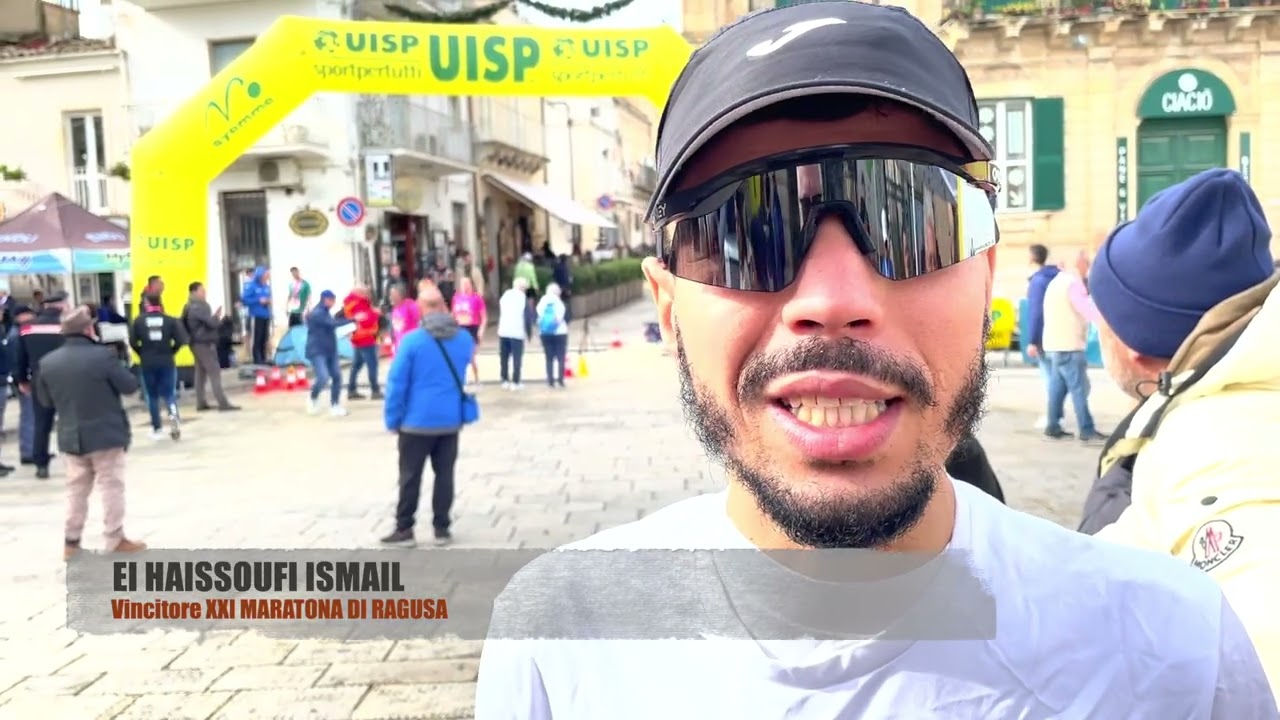 Ismail El Haissoufi, vincitore XXI Maratona di Ragusa 2026
