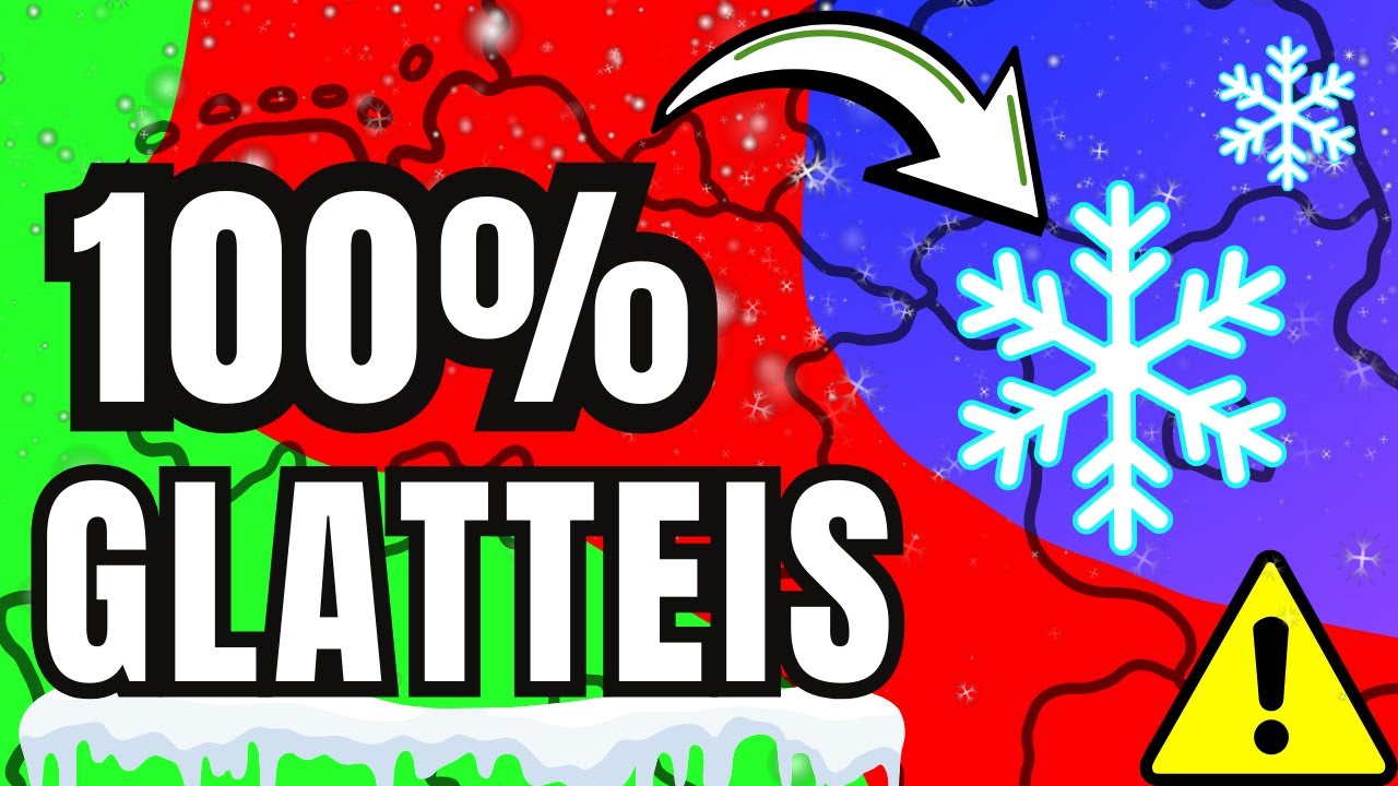 ACHTUNG NORDEN! Eis-Gefahr & Gl&auml;tte - S&Uuml;DEN bekommt Regen-Walze!