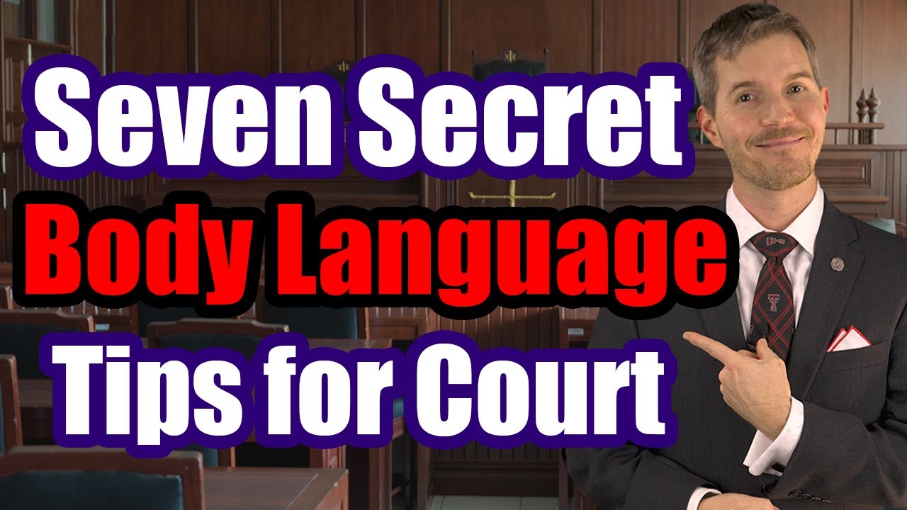 Как выиграть в суде с помощью этих 7 секретов языка тела!