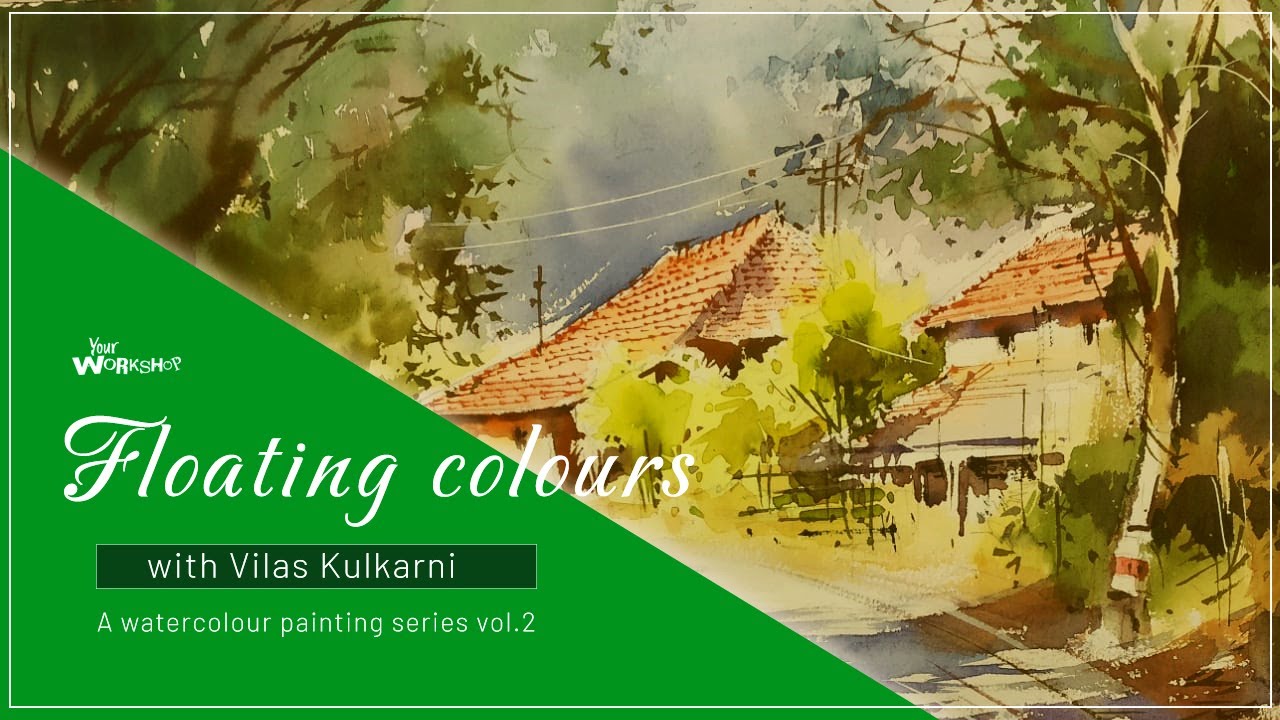 Watercolour painting with colour information by Vials Kulkarni