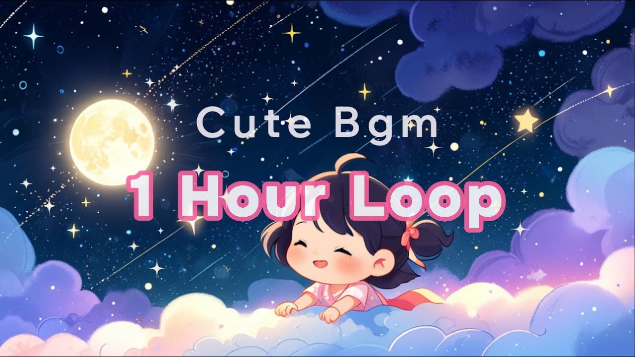[Free BGM] Starlight Dream | 1 Hour Loop | Cheerful, Lively, Relaxing, Cute, 60 Mins | AI Music