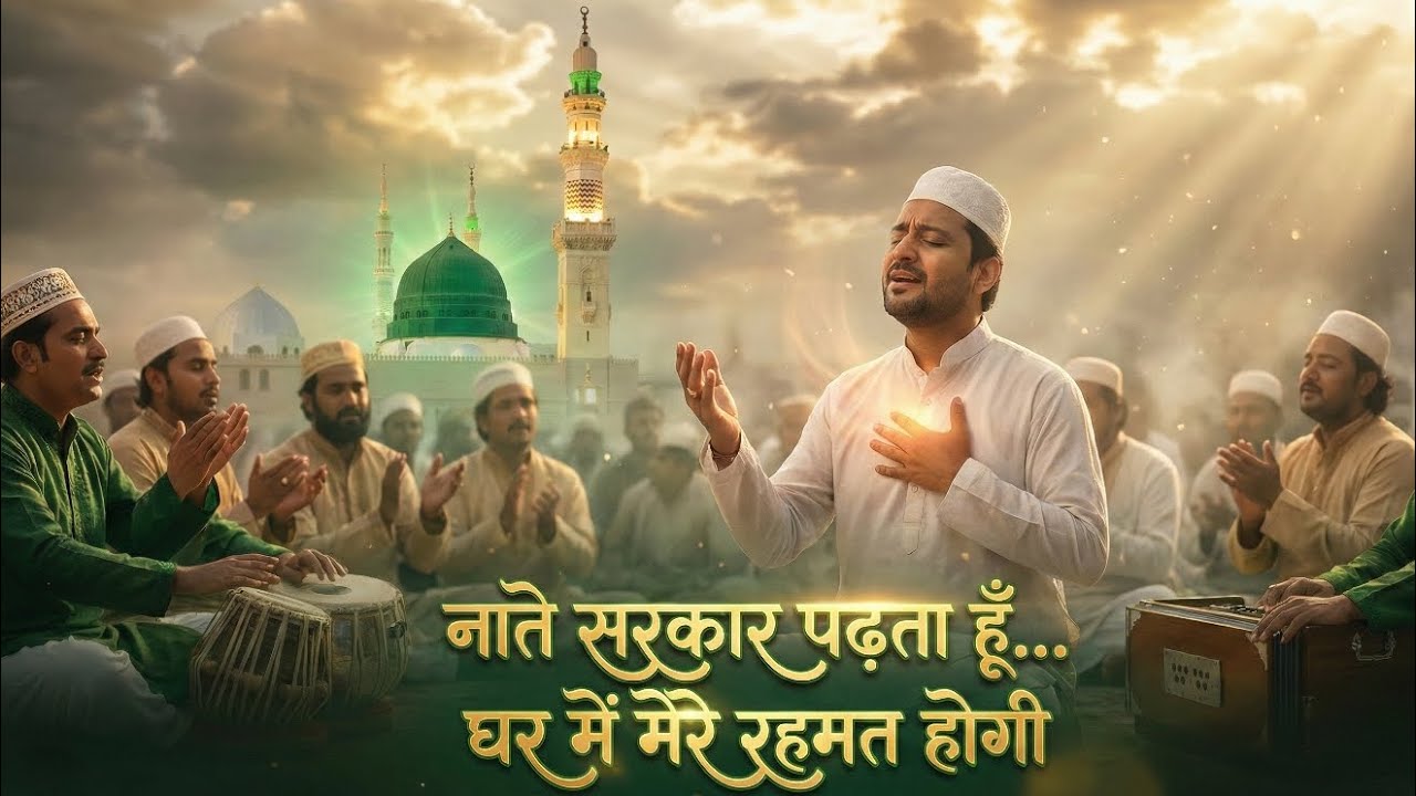 Naate Sarkar Padta Hoon | नाते सरकार पढ़ता हूँ | Heart Touching Naat | Kalam | New Sufi Naat 2026
