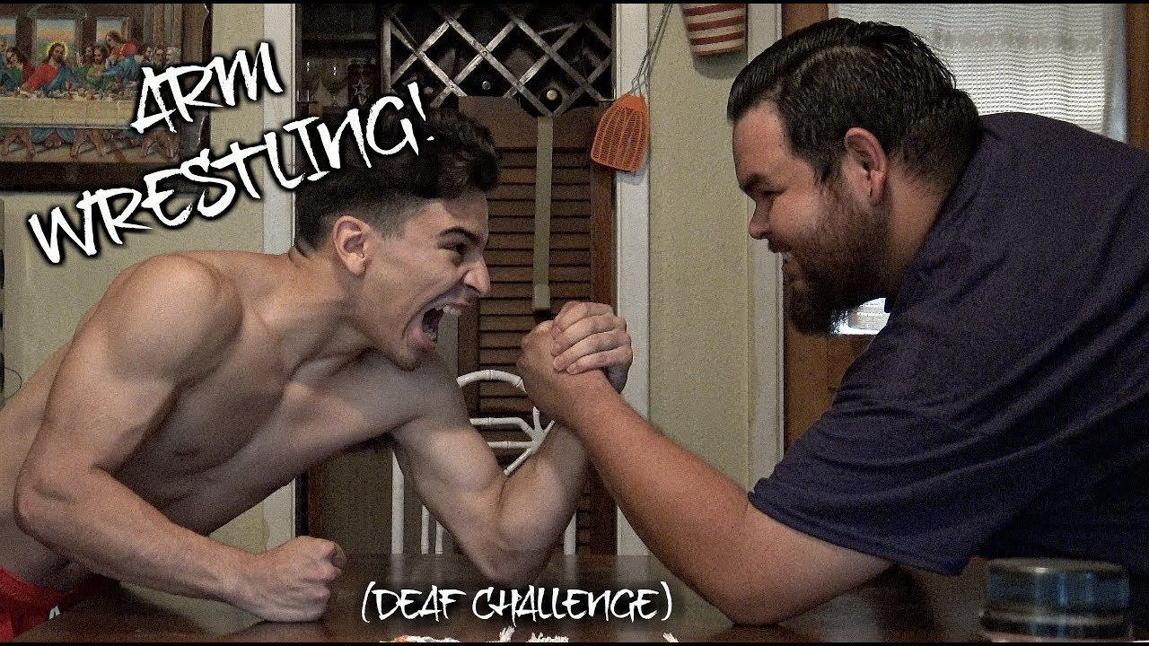 Arm Wrestling pt.14 (Deaf Challenge)