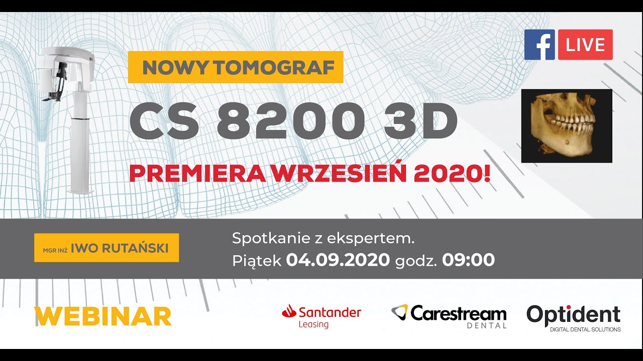 Webinar: Premiera tomografu CS 8200 3D