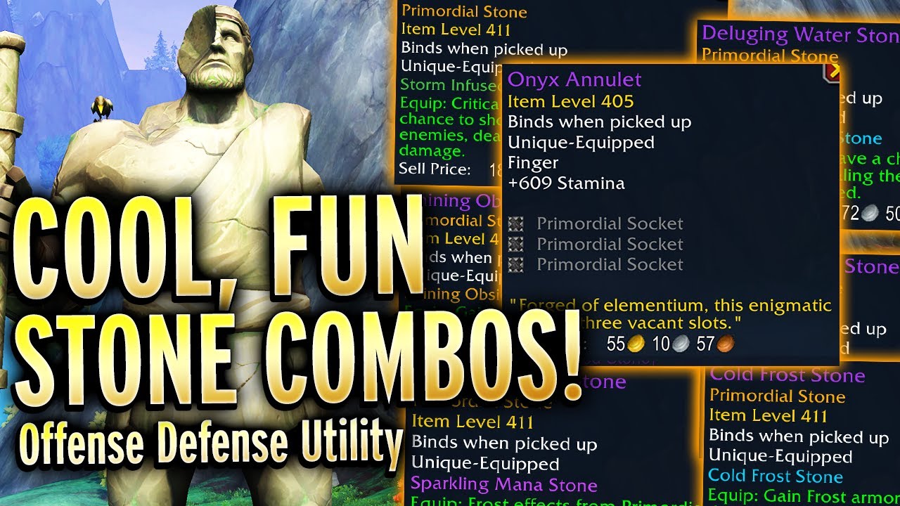 Primordial Stone Powers And Combinations. Worth The Farm? Dragonflight 10.0.7 PTR Preview
