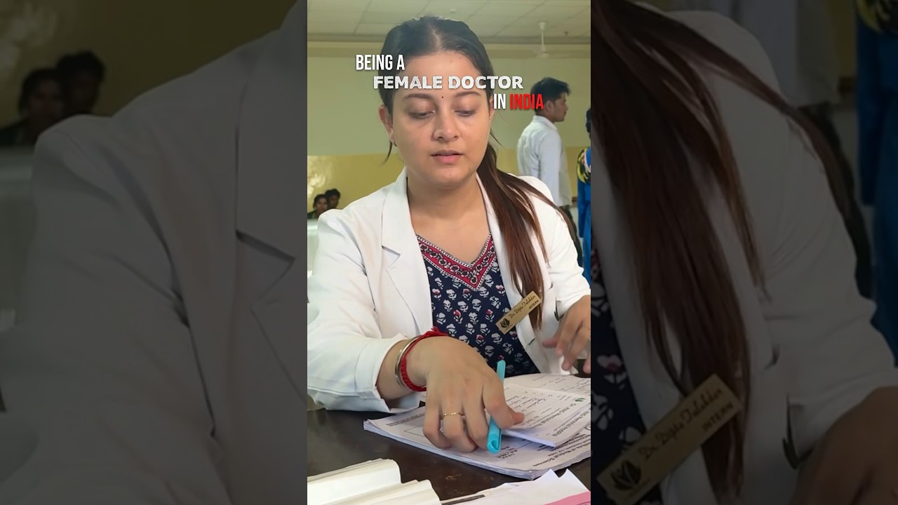 Being a Female Doctor in INDIA 🇮🇳🩺 #rgkarmedicalcollege #kolkata #doctor #shorts