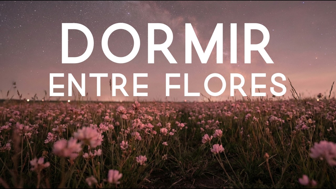 Descanso Profundo | Relajación Para Dormir Entre Flores Meditación Nocturna