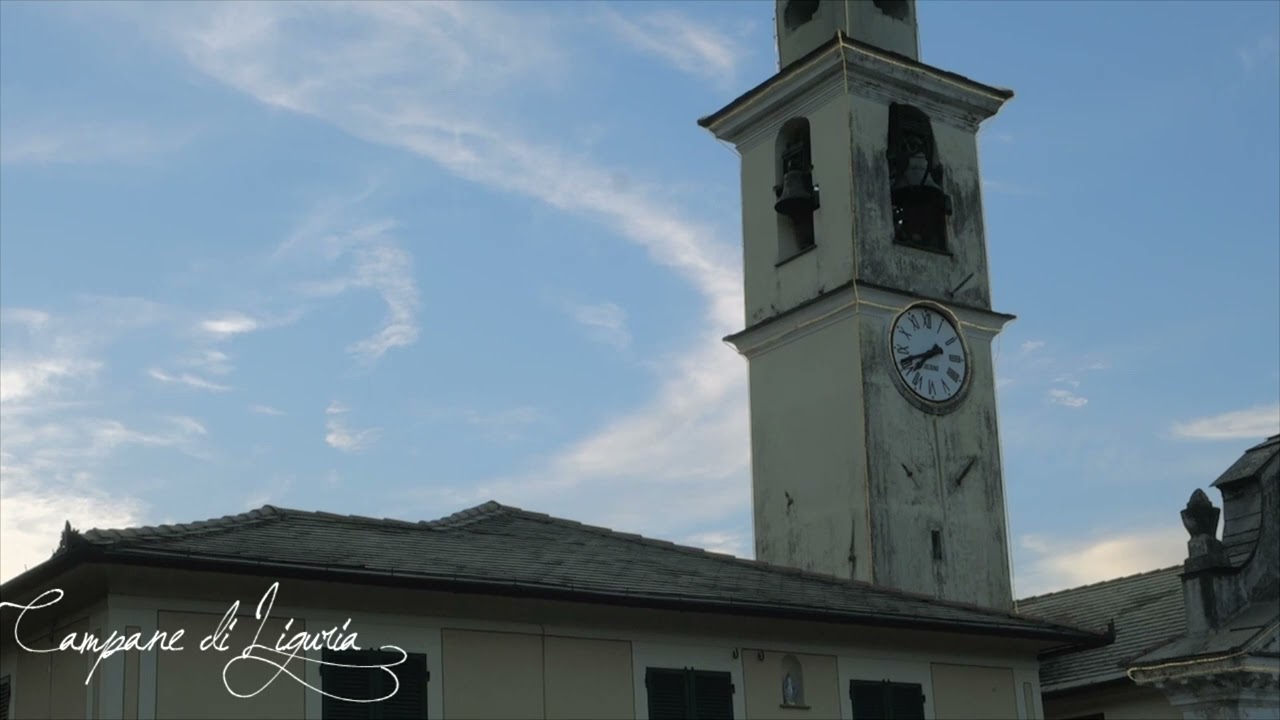 Campane di Cicagna (GE) loc. Serra - Suonate a festa (cordette)