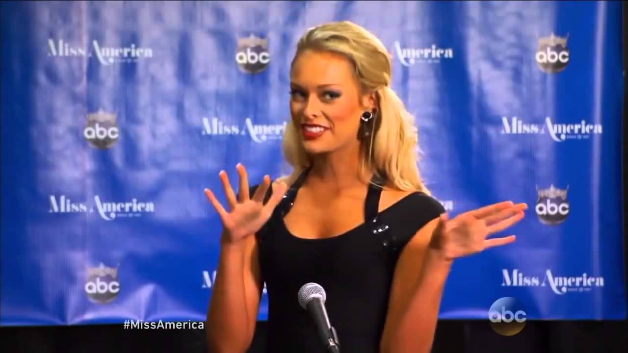 Miss South Dakota Yelling Like A Goat