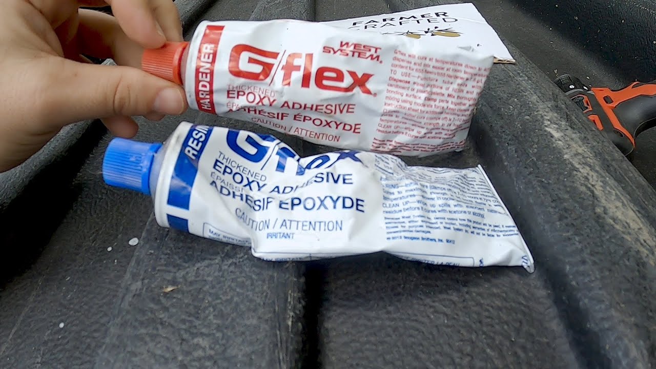 how to fix a Polyurethane plastic boat (G-FLEX) #DIY