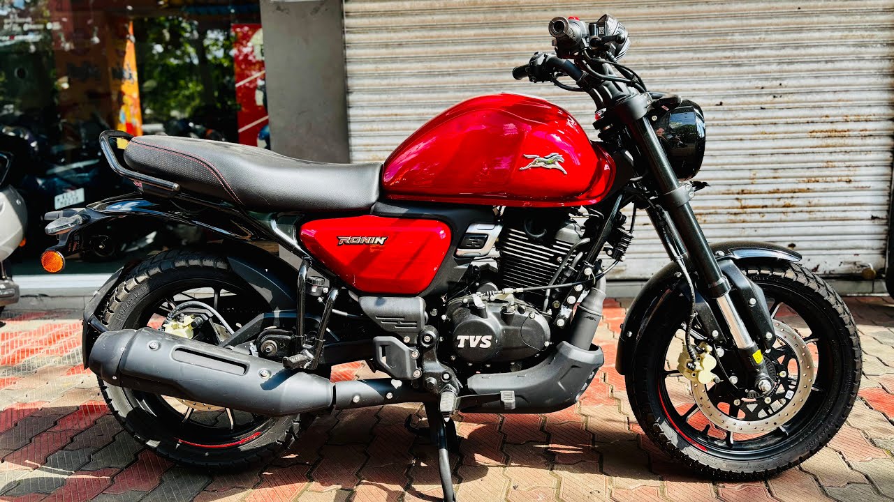 Tvs Ronin 225 2025 Magma Red Walkaround Review 