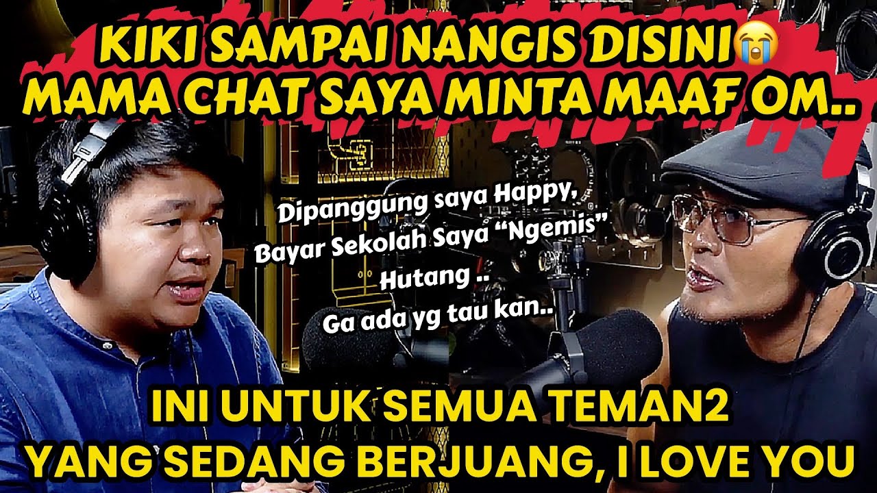 KIKI TBA: Saya berani cerita ini mudah2an bisa bantu banyak orang Om.. Hidup itu… sakit. 