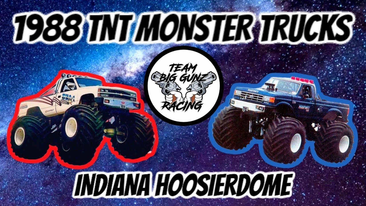 1988 TNT REDMAN MONSTER TRUCKS INDIANA HOOSIERDOME