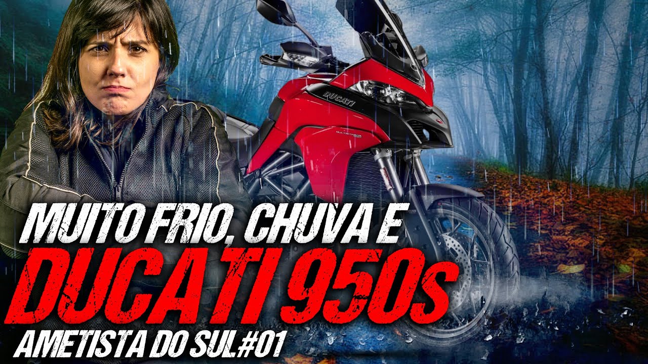 ✊ Viagem de DUCATI MULTISTRADA 950s! Faça chuva ou … [viagem de moto]