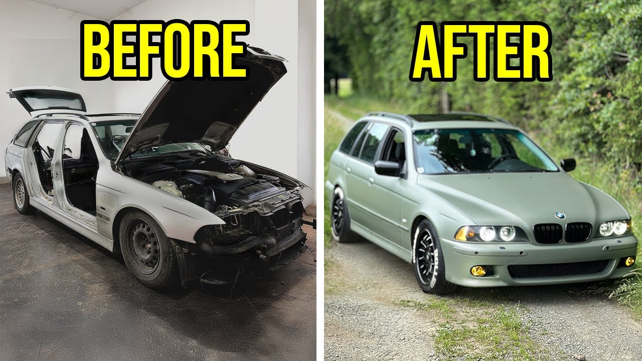 Building a BMW E39 in 30 MINUTES! | 1000€ Budget