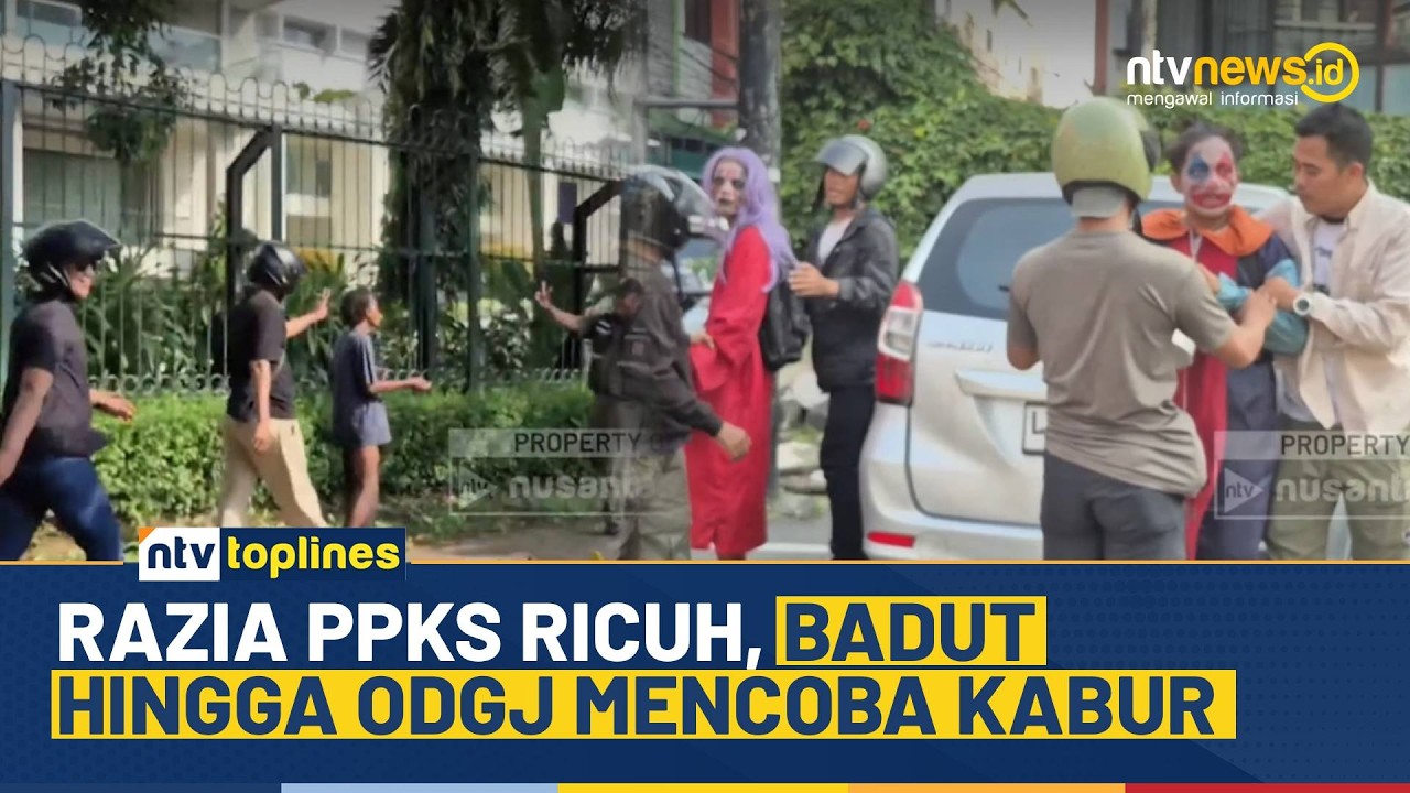 Aksi Kejar-Kejaran Warnai Razia PPKS di Sawah Besar, Petugas Kewalahan | NTV TOPLINES