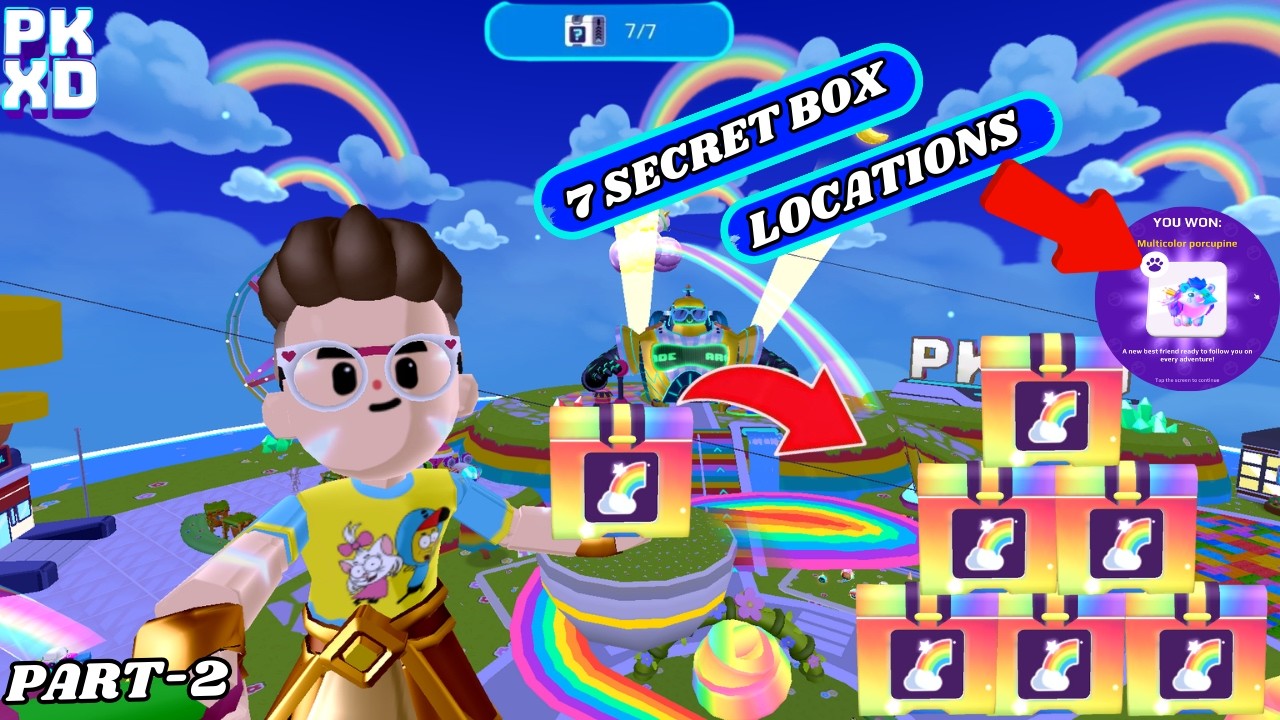 PKXD Colorful Season 2026 New 7 Secret Box Locations Part-2 || Free Shiny Pet