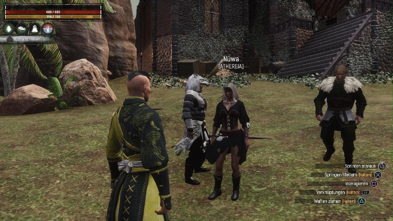 Conan Exiles Meute bei Hope, Torben und Nüwa