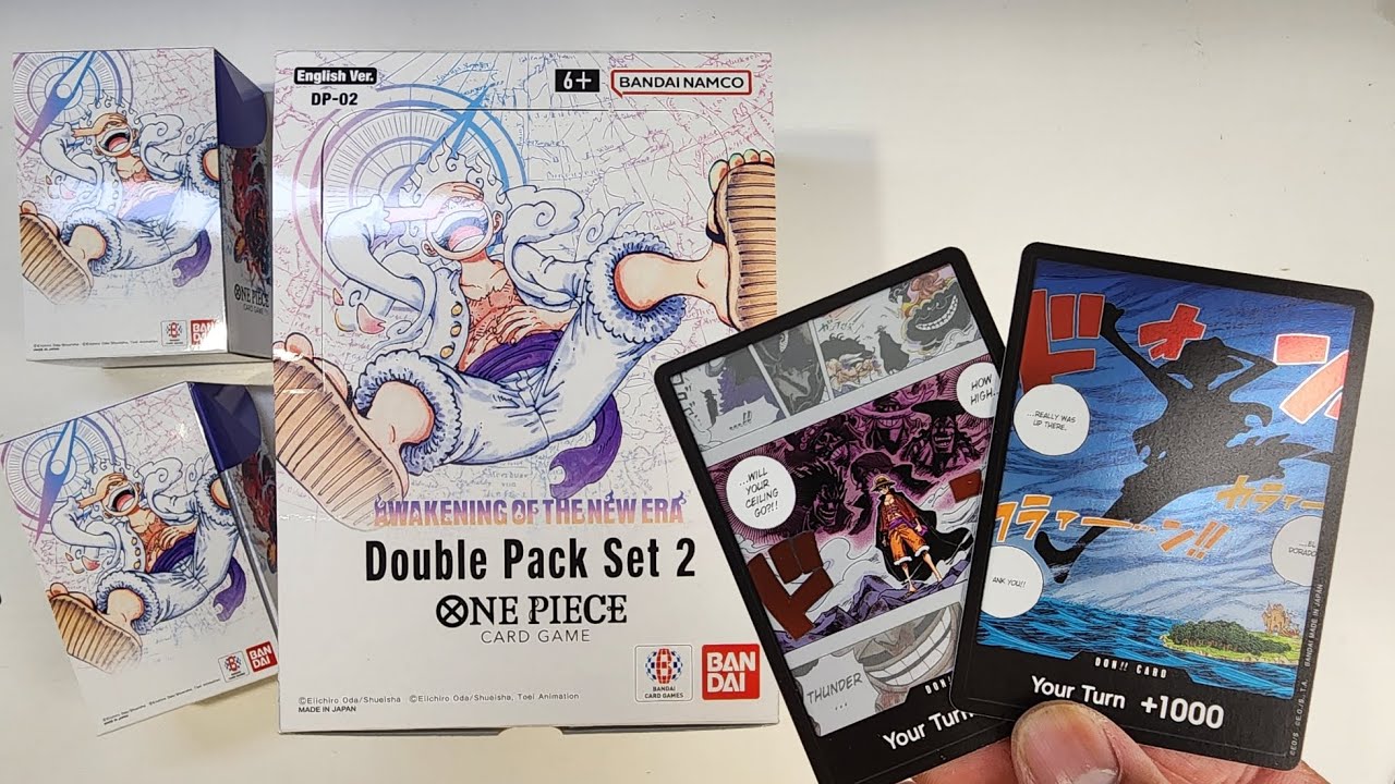 Awakening of the new era OP 05 double pack set 2 [dp-02] opening #onepiececardgame #tcg #unboxing