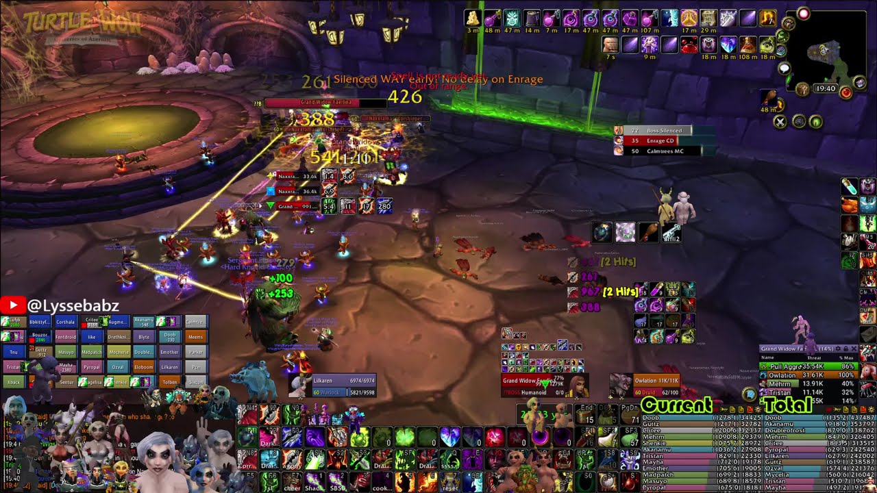 Turtle wow Naxxramas 1/4/25 Affliction Warlock POV