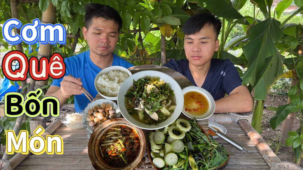 Hái Cà Pháo, Ngọn Bầu, Bí, Khổ Qua,…và Các Loại Rau Trong Vườn Nấu Canh Chua, Nồi Kho Quẹt Siêu Ngon