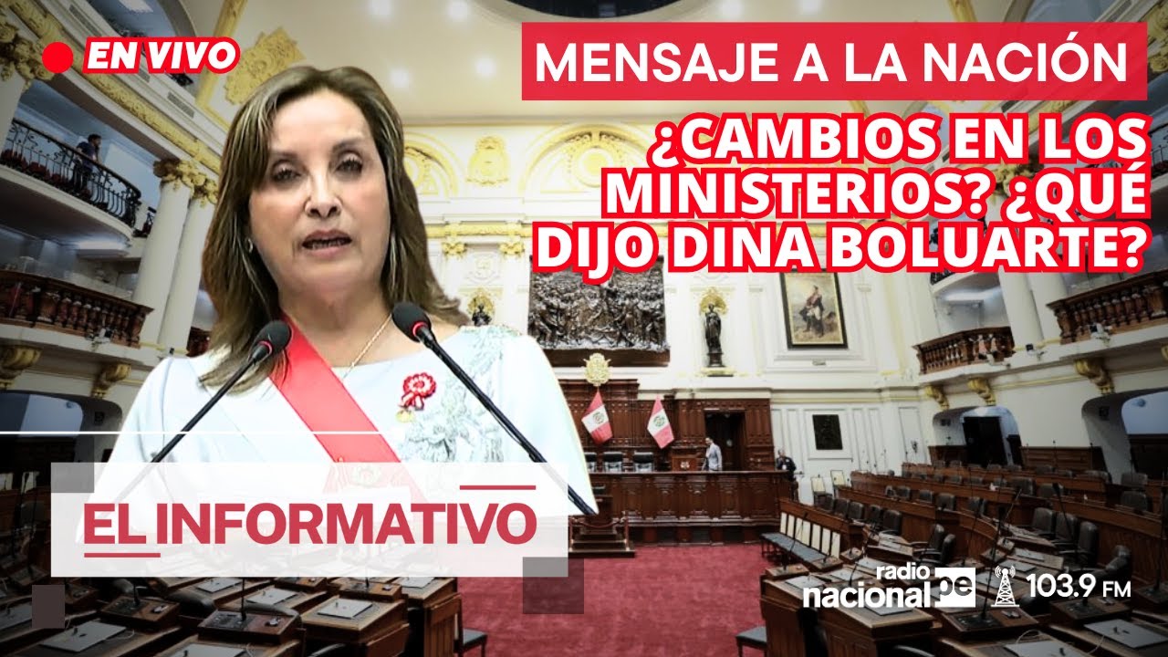 ANÁLISIS EN VIVO del MENSAJE A LA NACIÓN de HOY de DINA BOLUARTE por FIESTAS PATRIAS en 28 de Julio